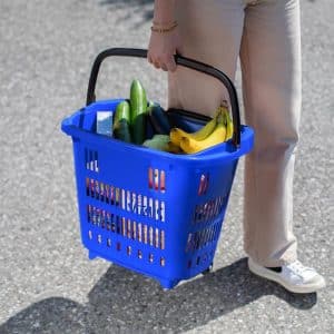 Vedettävä ostoskori teleskooppikahvalla 34L - Image 4