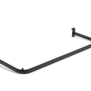 Ulkoneva vaaterekki, musta