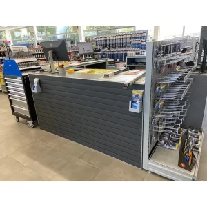 Slatwall-FlexiSlot palvelutiski "Construct" - Image 5