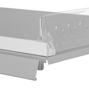 Kiinnitysprofiili hyllyn etureunaan "ROS"