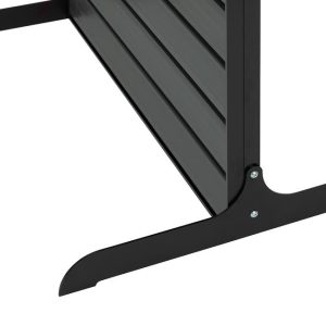 FlexiSlot® Slatwall Display "Construct Straight", mustalla kehyksellä - Image 3