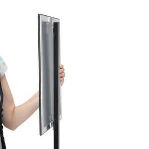 Julisteteline + esitelokero "Construct-Black" - Image 3