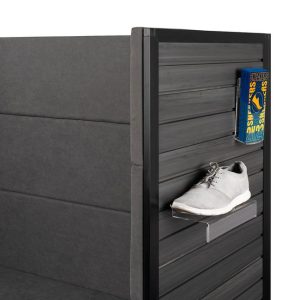 FlexiSlot® Slatwall Exhibition Seating "Construct Black" - Image 4