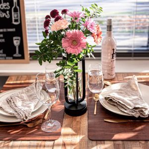 Securit® Ladattava LED pöytävalaisin "Florence Black" - Image 3