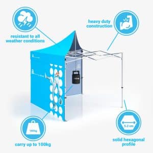 adTent Express Pro 3 x 6 mainosteltta - Image 3