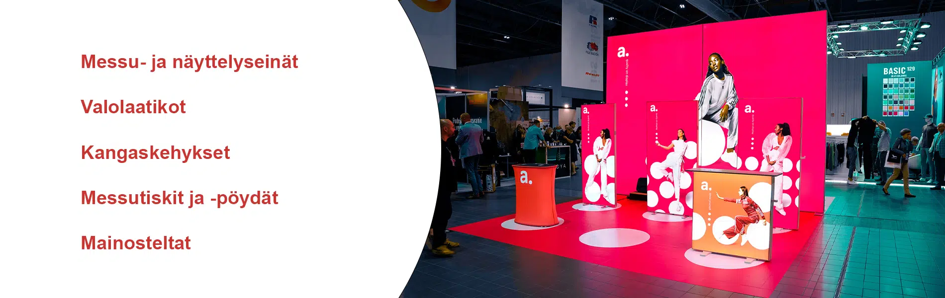 adsystem. messu- ja tapahtumatuotteet