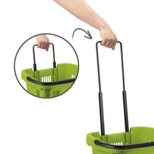 Vedettävä ostoskori teleskooppikahvalla 34L - Image 6