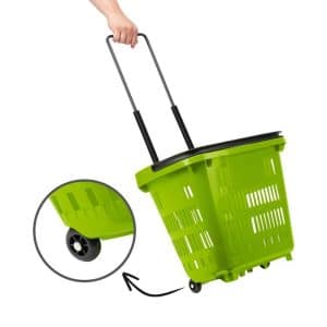 Vedettävä ostoskori teleskooppikahvalla 34L - Image 5