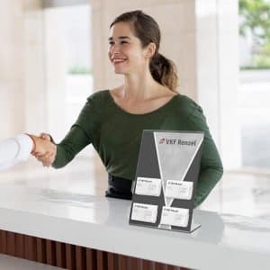 L-teline A4 + 4 x käyntikorttilokeroa - Image 3