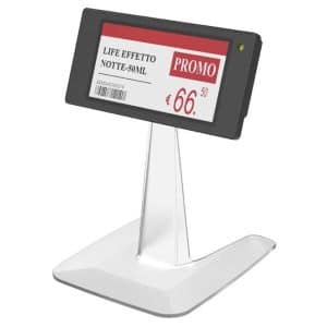 Deli-/pöytäteline ESL adapterille, kirkas