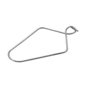 Ripustuskoukku puristimella