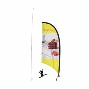 Mainoslippu "Shark" klipsikiinnityksellä - Image 5