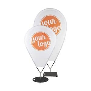 Mainoslippu "Pin Flag"