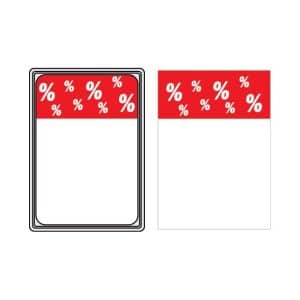 Hintakyltti tyhjällä tilalla