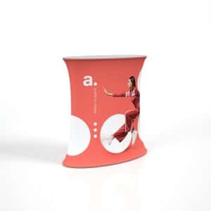 adTribune Oval messupöytä